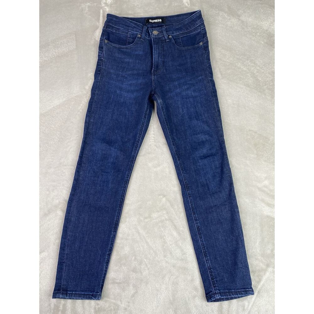 Express Denim Jeans - Stretch + Ankle Legging High Rise 4s / 4c ( 24” Inseam)